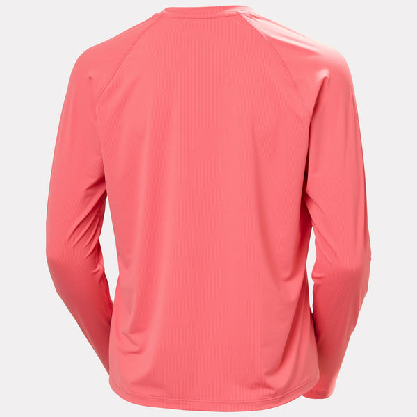 W SHINE SOLEN LS CREW, SUNSET PINK, M