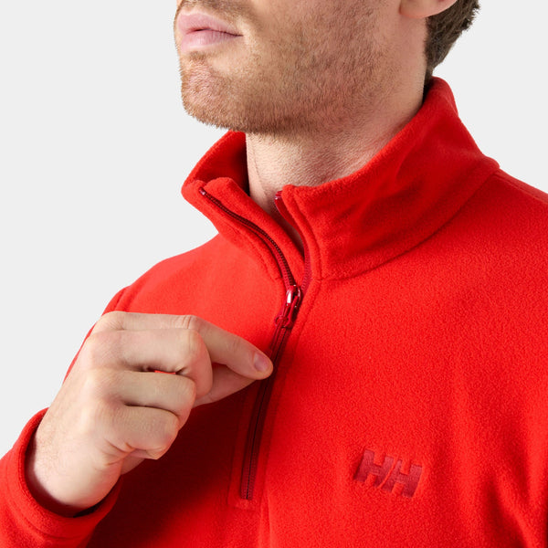 DAYBREAKER 1/2 ZIP FLEECE, ALERT RED, XXL