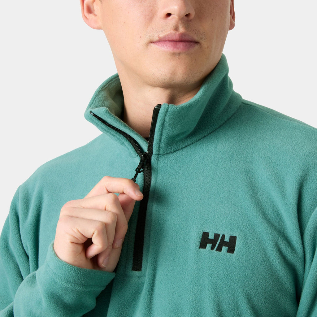 DAYBREAKER 1/2 ZIP FLEECE, OPAL GREEN, XXL