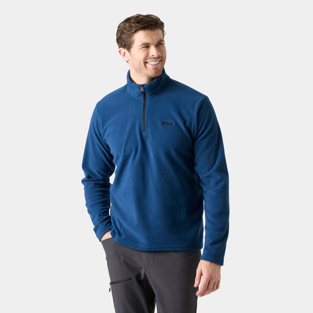 DAYBREAKER 1/2 ZIP FLEECE, DARK BLUE, XXL