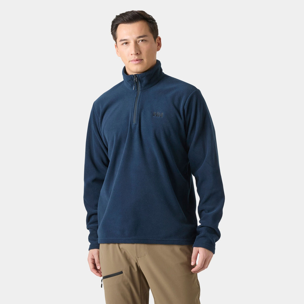 DAYBREAKER 1/2 ZIP FLEECE, NAVY, XXL