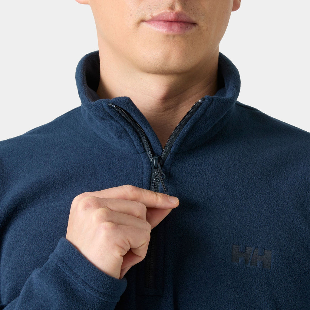 DAYBREAKER 1/2 ZIP FLEECE, NAVY, XXL
