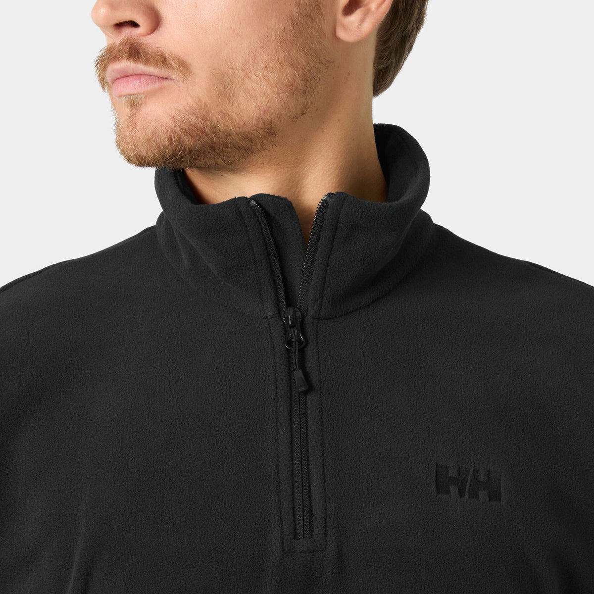 DAYBREAKER 1/2 ZIP FLEECE, BLACK, XXL