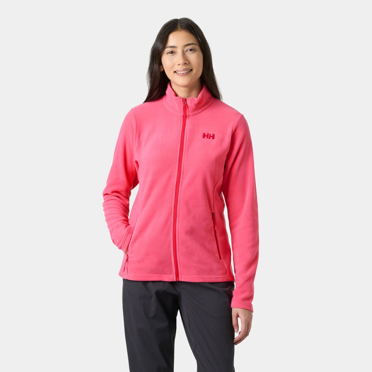W DAYBREAKER FLEECE JACKET, HOT PINK, L