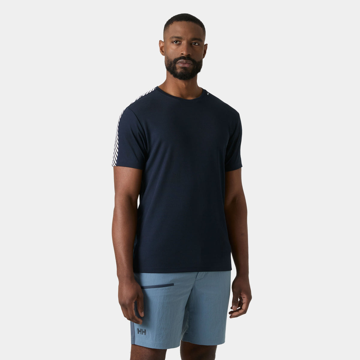 HH LIFA TSHIRT, NAVY, XXL