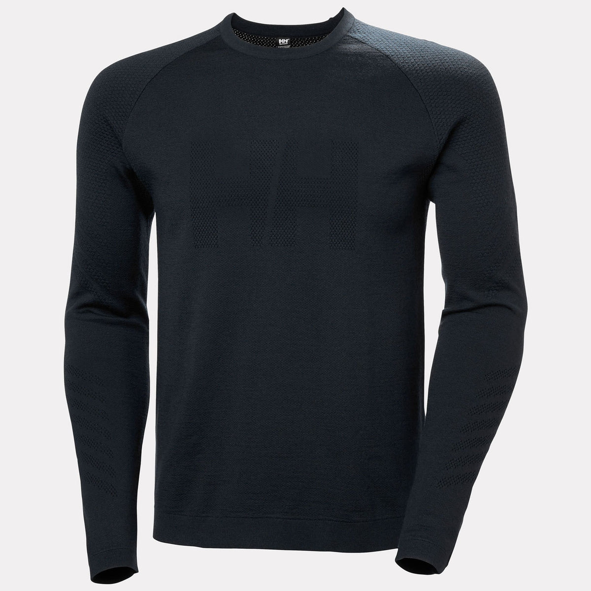 LIFA MERINO KNITEVO CREW, BLACK, XXL