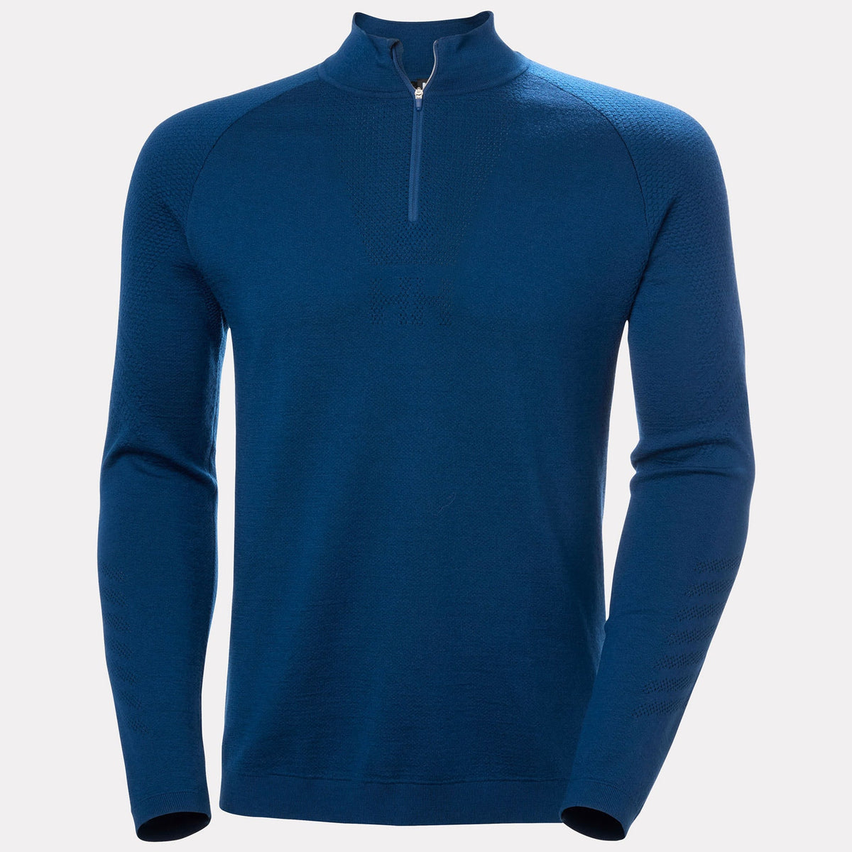 LIFA MERINO KNITEVO 1/2 ZIP, DARK BLUE, XXL