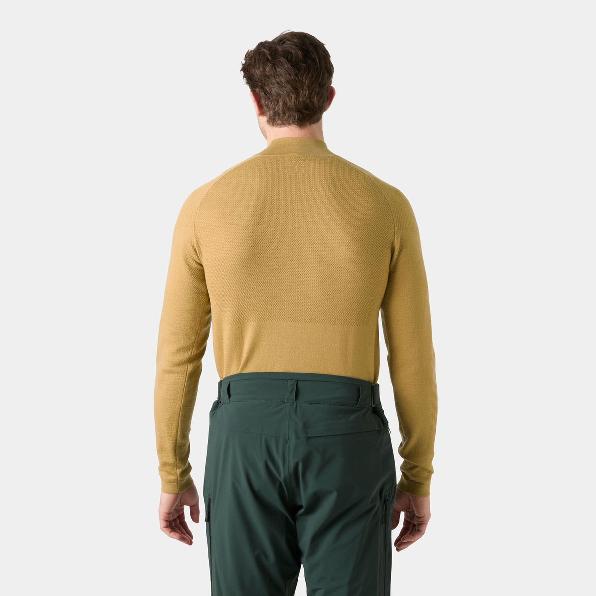LIFA MERINO KNITEVO 1/2 ZIP, ELMWOOD, XXL