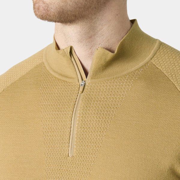 LIFA MERINO KNITEVO 1/2 ZIP, ELMWOOD, XXL