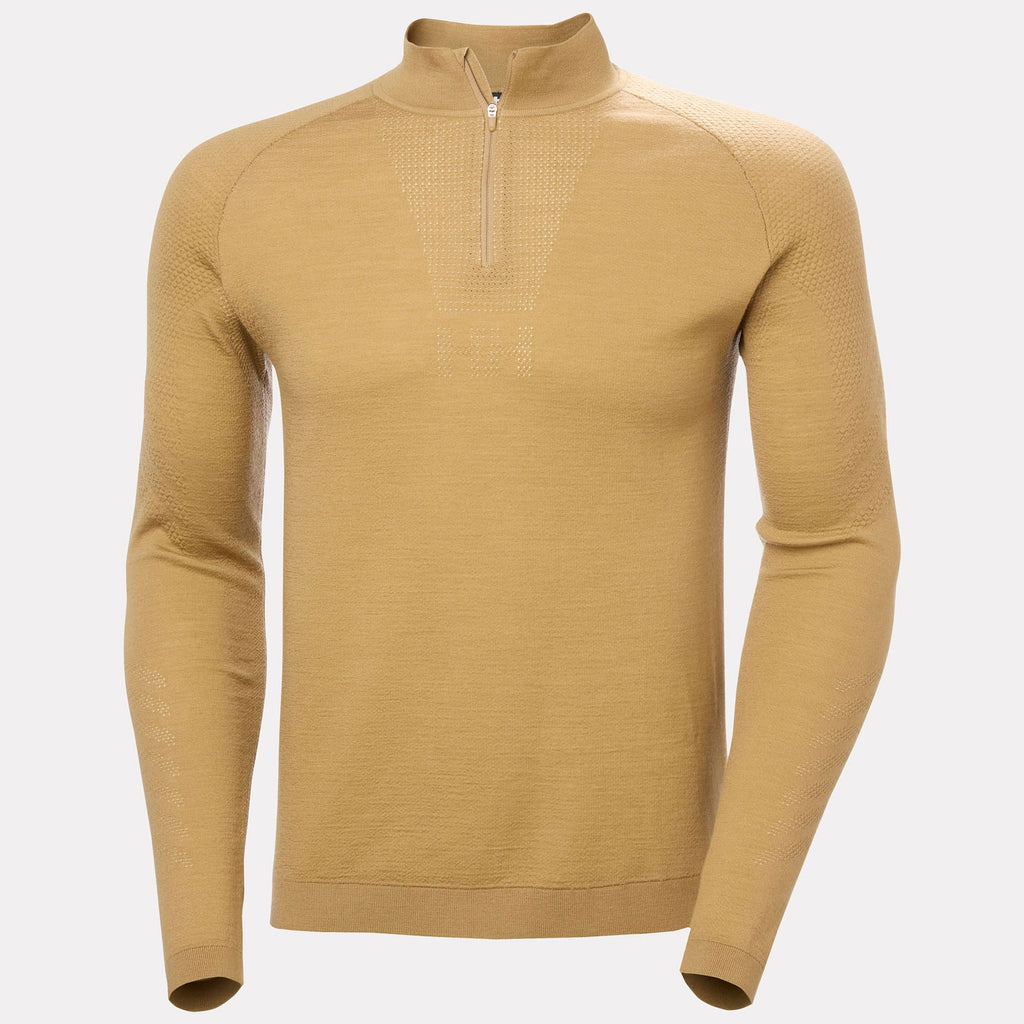 LIFA MERINO KNITEVO 1/2 ZIP, ELMWOOD, XXL