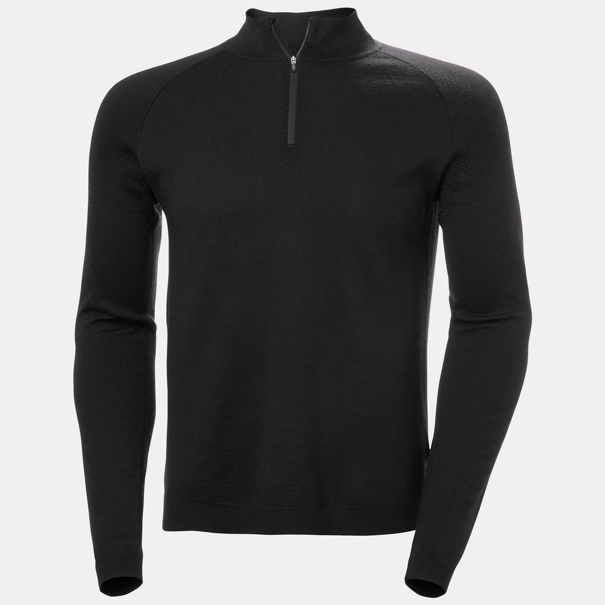LIFA MERINO KNITEVO 1/2 ZIP, BLACK, XXL