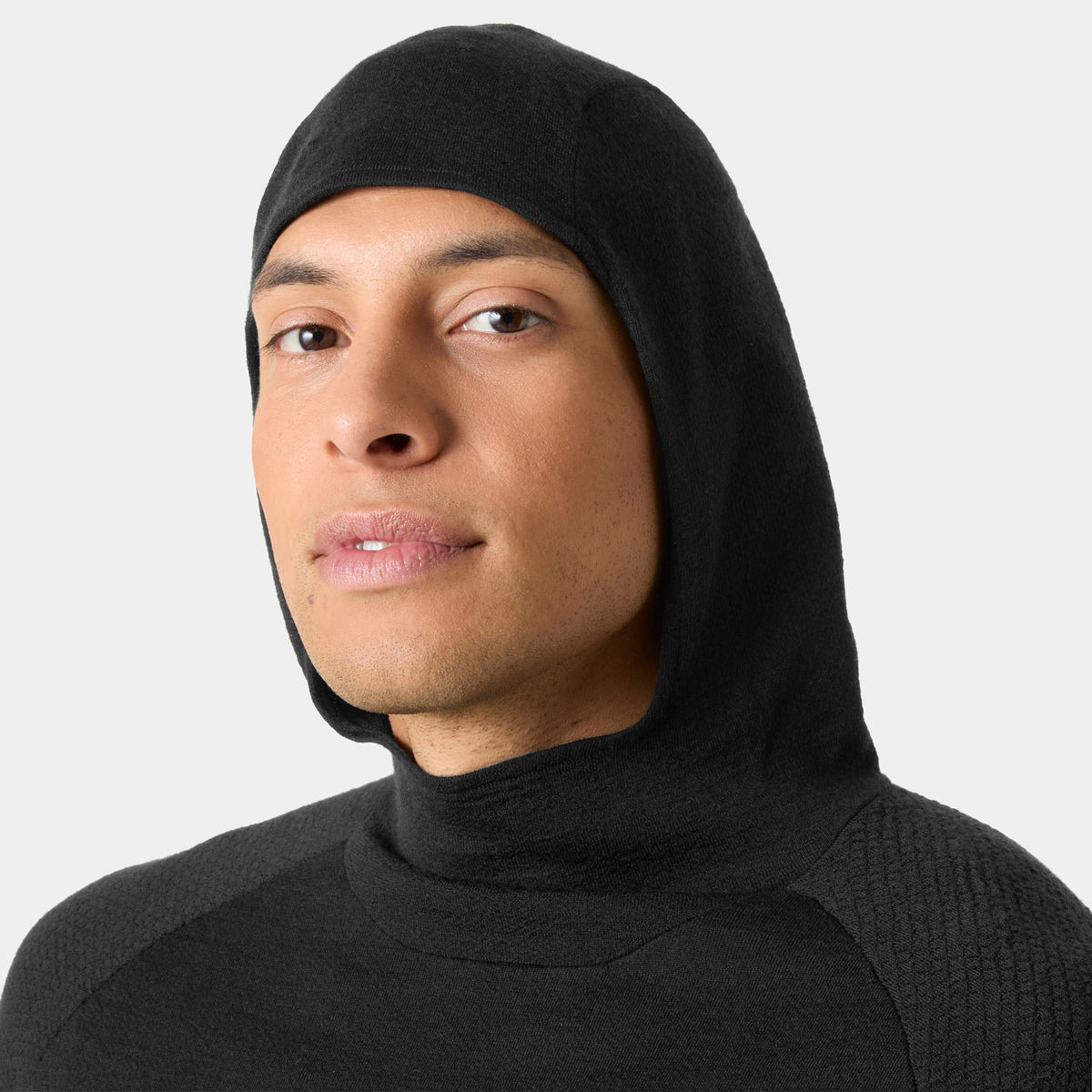 LIFA MERINO KNITEVO HOODIE, BLACK, XXL