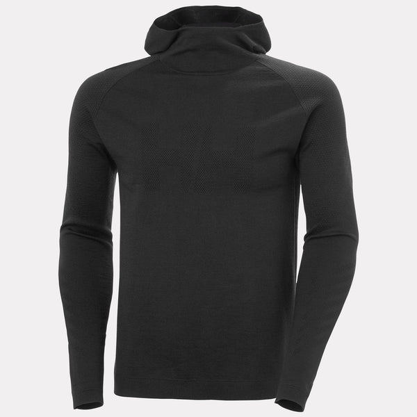 LIFA MERINO KNITEVO HOODIE, BLACK, XXL