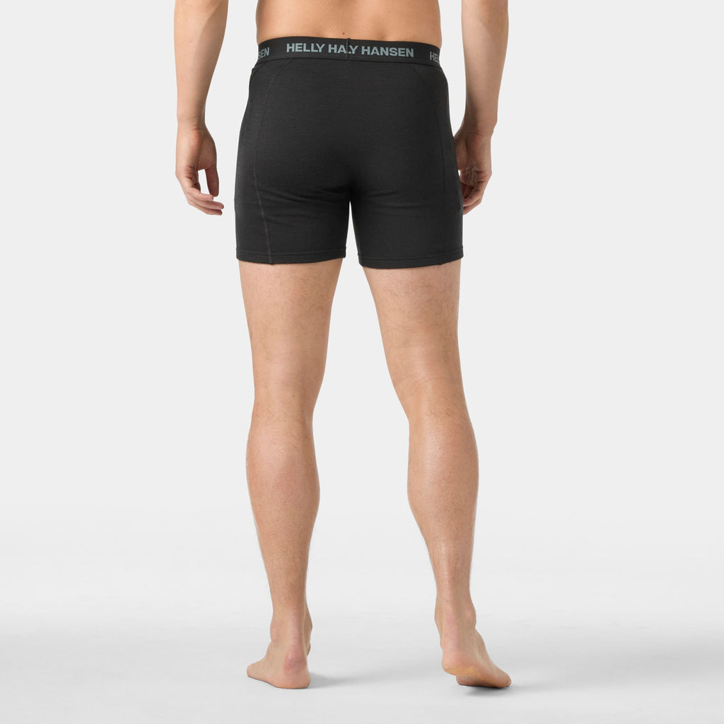HH LIFA MERINO BOXER, BLACK, XXL