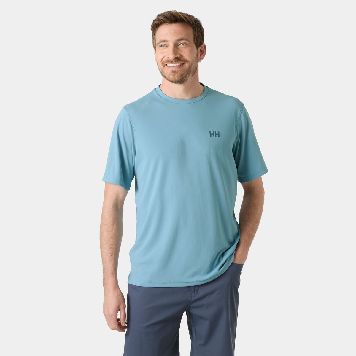 LIFA ACTIVE SOLEN TSHIRT, WINDY BLUE, XL