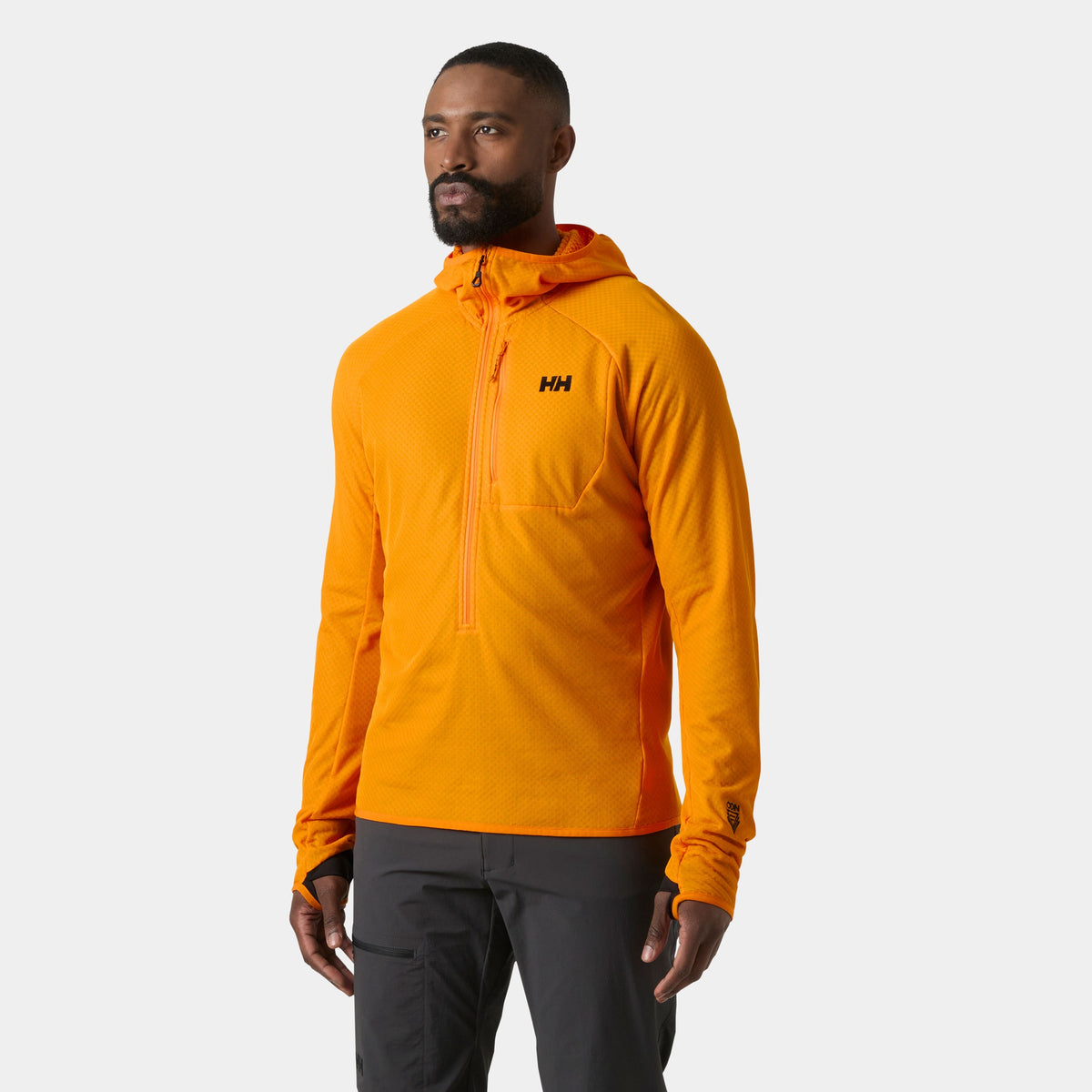 ODIN BREEZE HOODED FLEECE, IGNITE ORAN, XXL