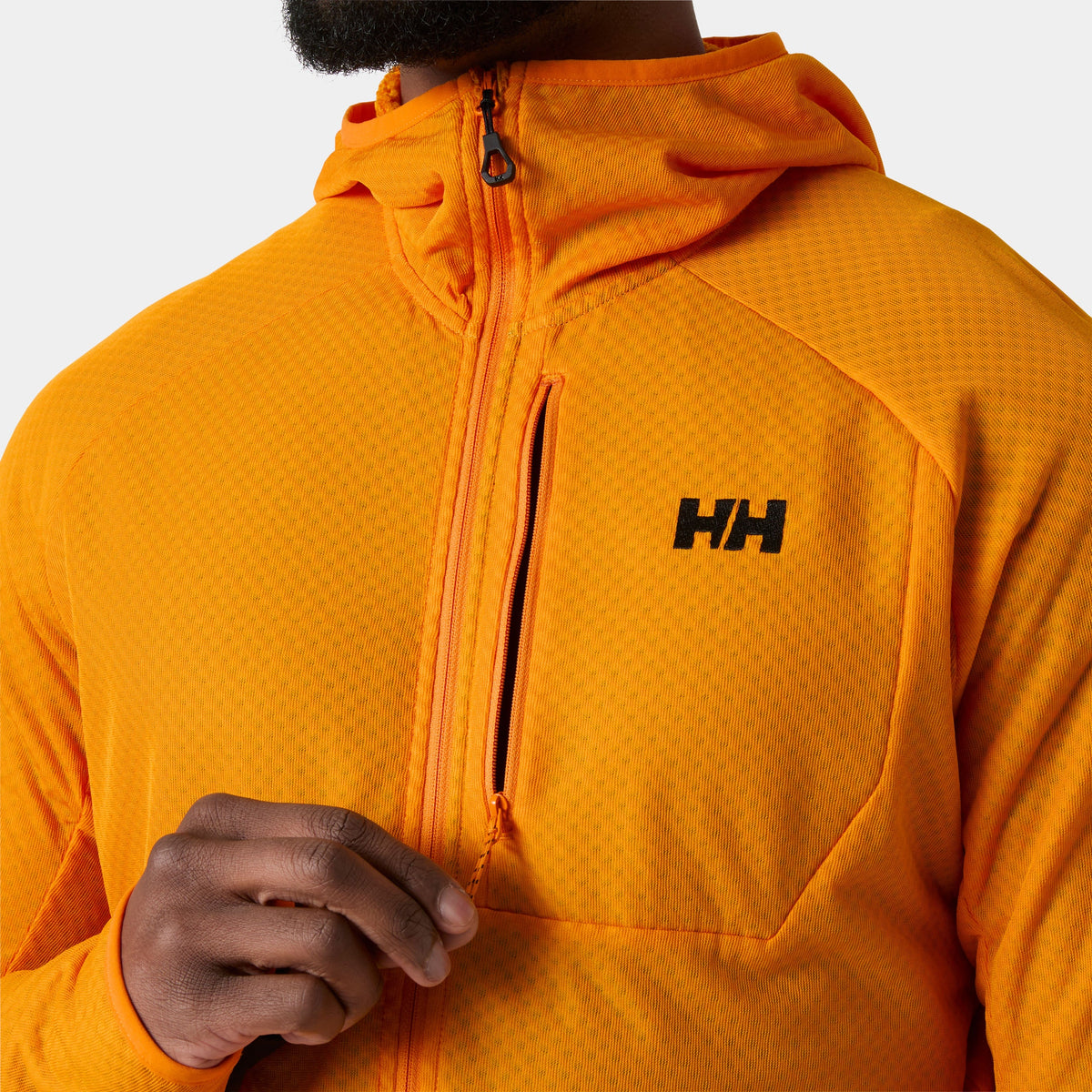 ODIN BREEZE HOODED FLEECE, IGNITE ORAN, XXL