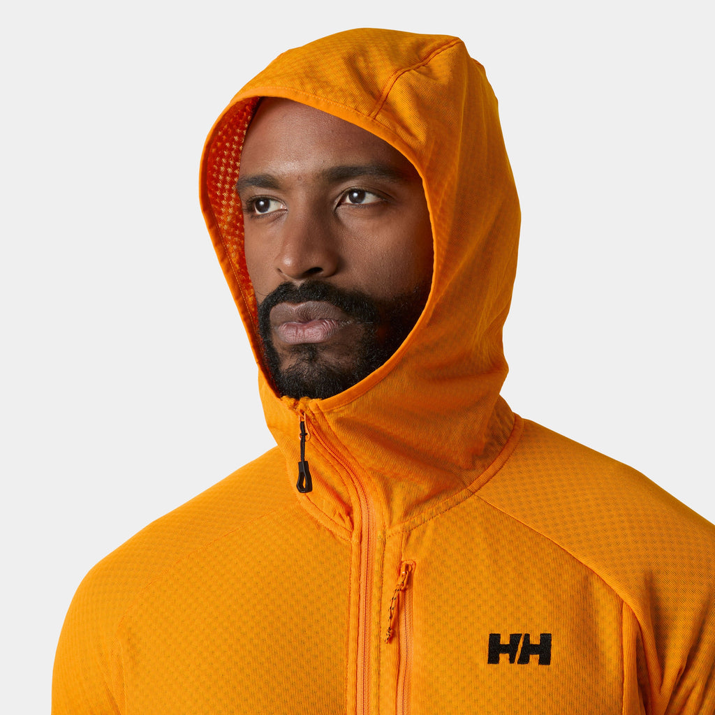 ODIN BREEZE HOODED FLEECE, IGNITE ORAN, XXL