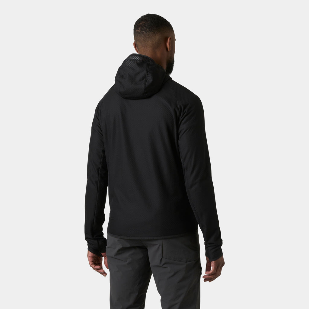 ODIN BREEZE HOODED FLEECE, BLACK, XXL