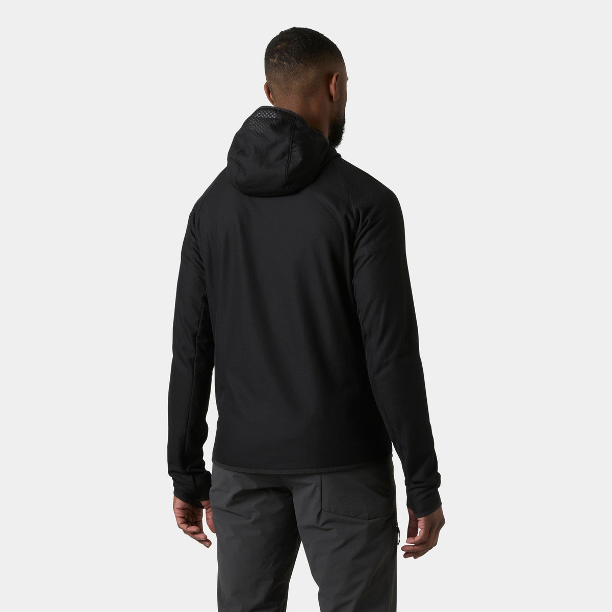 ODIN BREEZE HOODED FLEECE, BLACK, XXL