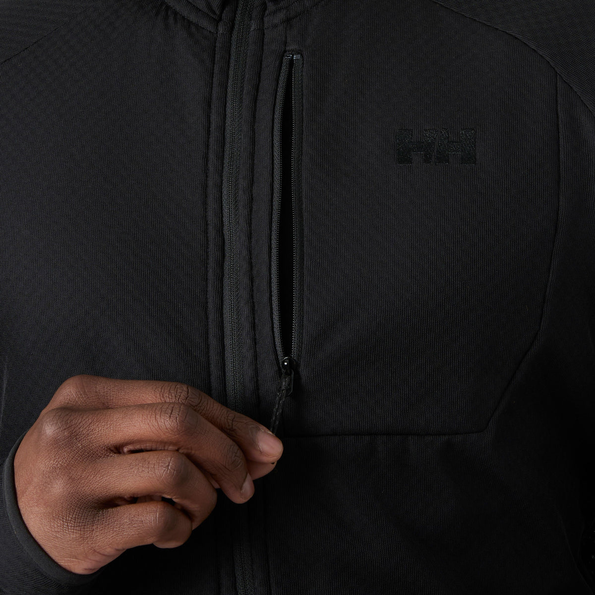 ODIN BREEZE HOODED FLEECE, BLACK, XXL