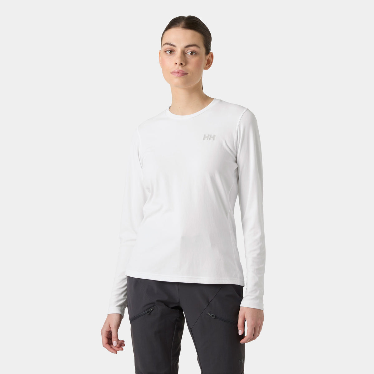 W LIFA ACTIVE SOLEN LS, WHITE, XL