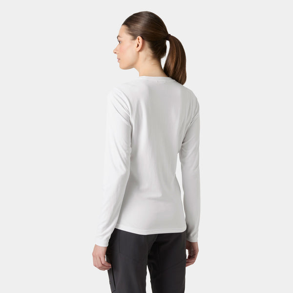 W LIFA ACTIVE SOLEN LS, WHITE, XL