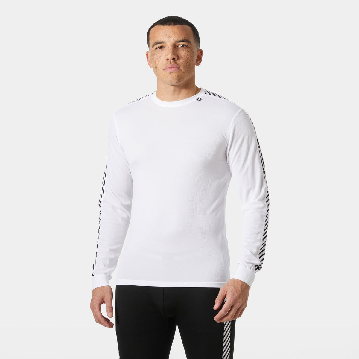 HH DRY STRIPE CREW size XXL (WHITE)