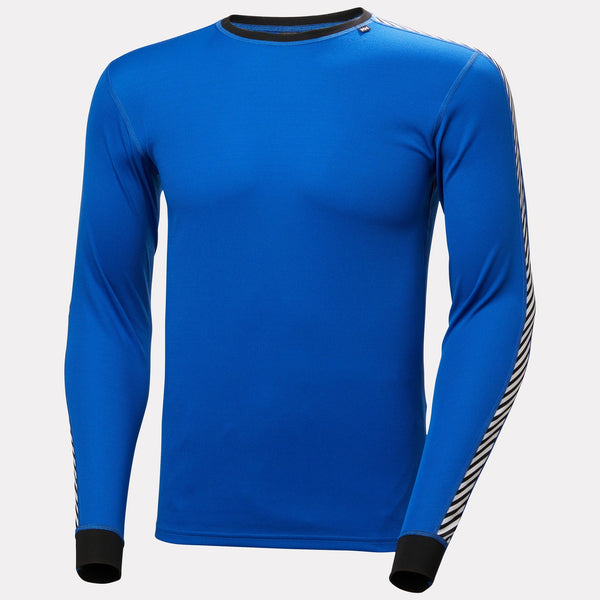 HH LIFA STRIPE CREW, COBALT 20, XXL