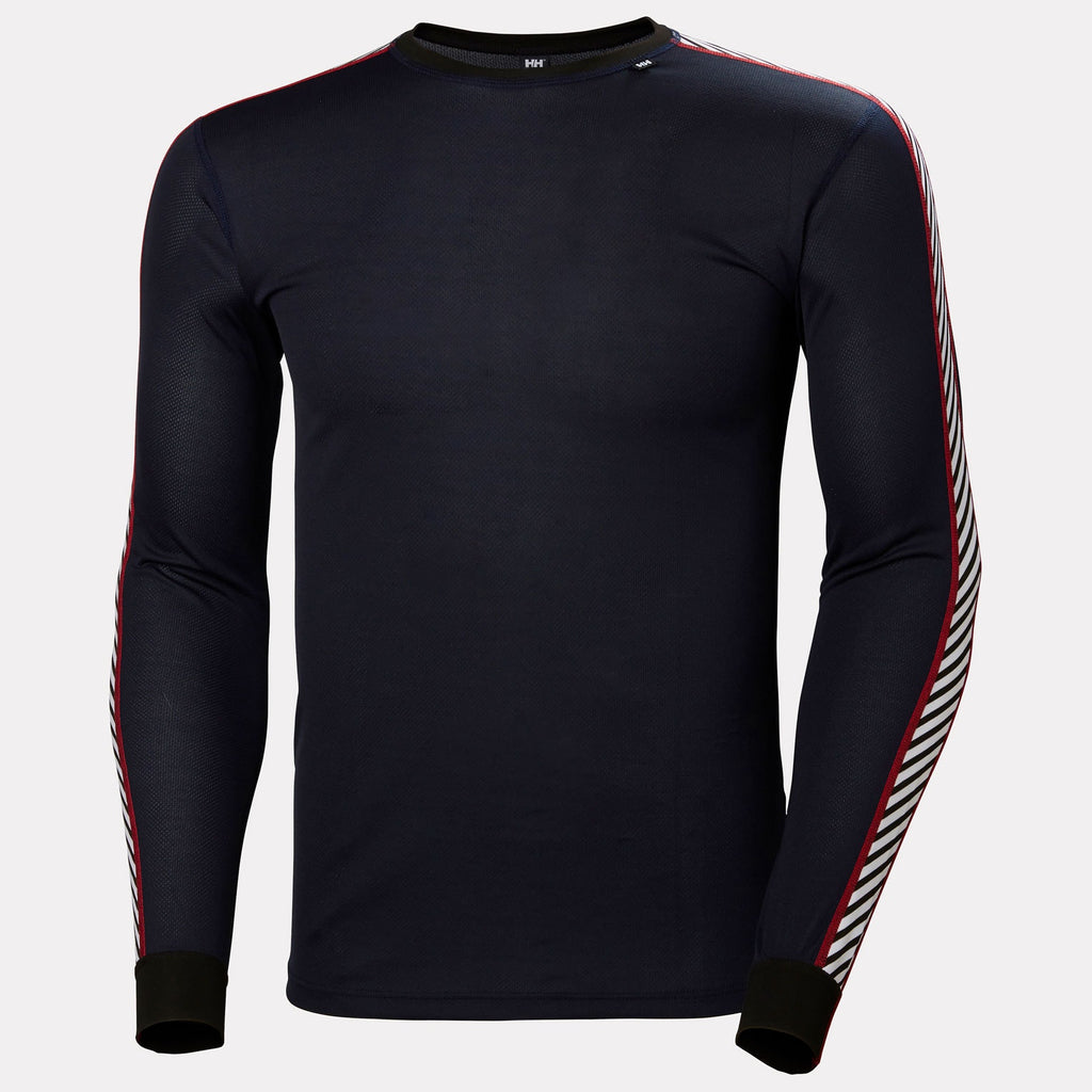HH LIFA STRIPE CREW, NAVY, XXL