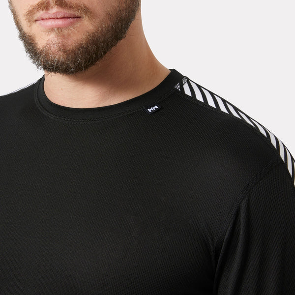 HH DRY STRIPE CREW size XXL (BLACK)