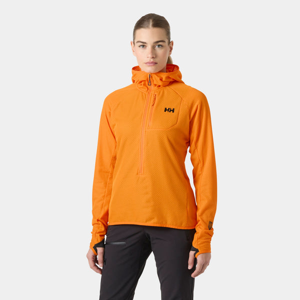 W ODIN BREEZE HOODED FLEECE, IGNITE ORAN, L