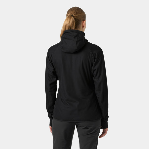 W ODIN BREEZE HOODED FLEECE, BLACK, XL