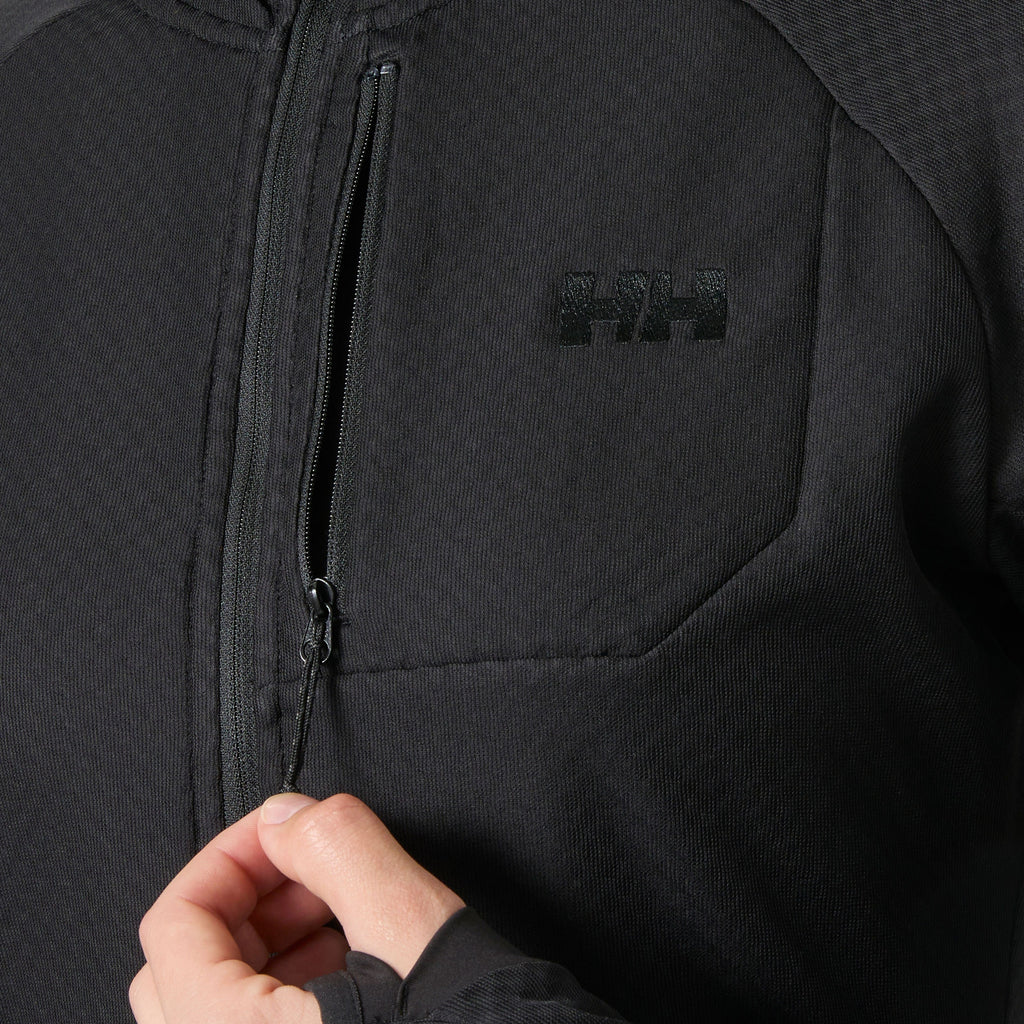 W ODIN BREEZE HOODED FLEECE, BLACK, XL