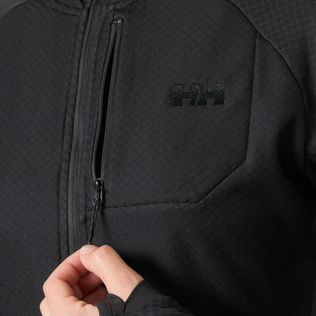 W ODIN BREEZE HOODED FLEECE, BLACK, XL