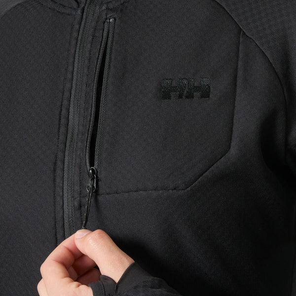 W ODIN BREEZE HOODED FLEECE, BLACK, XL