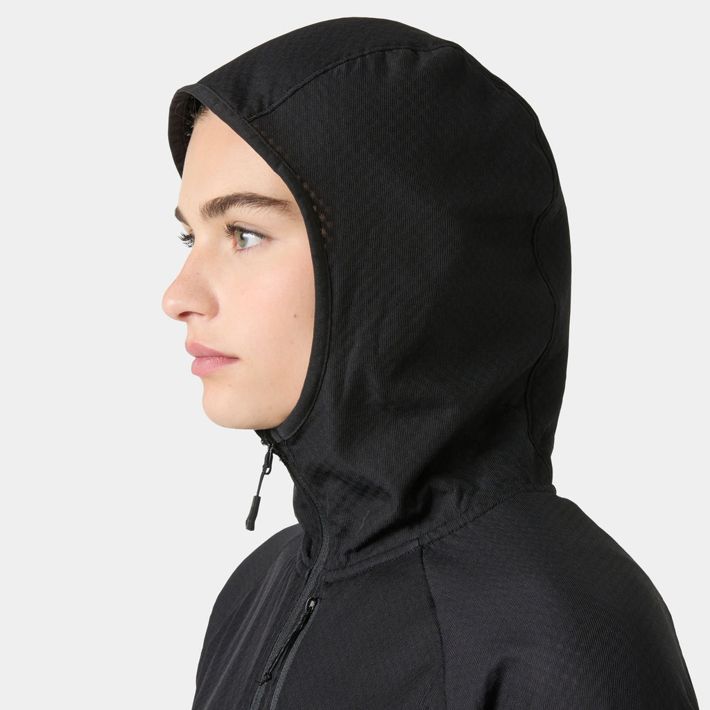 W ODIN BREEZE HOODED FLEECE, BLACK, XL
