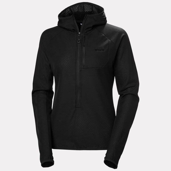 W ODIN BREEZE HOODED FLEECE, BLACK, XL