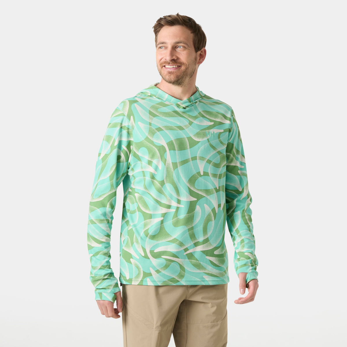 LIFA ACTIVE SOLEN HOODIE, LAGOON CHIR, XXL