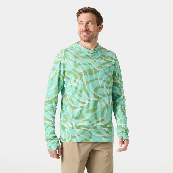 LIFA ACTIVE SOLEN HOODIE, LAGOON CHIR, XXL