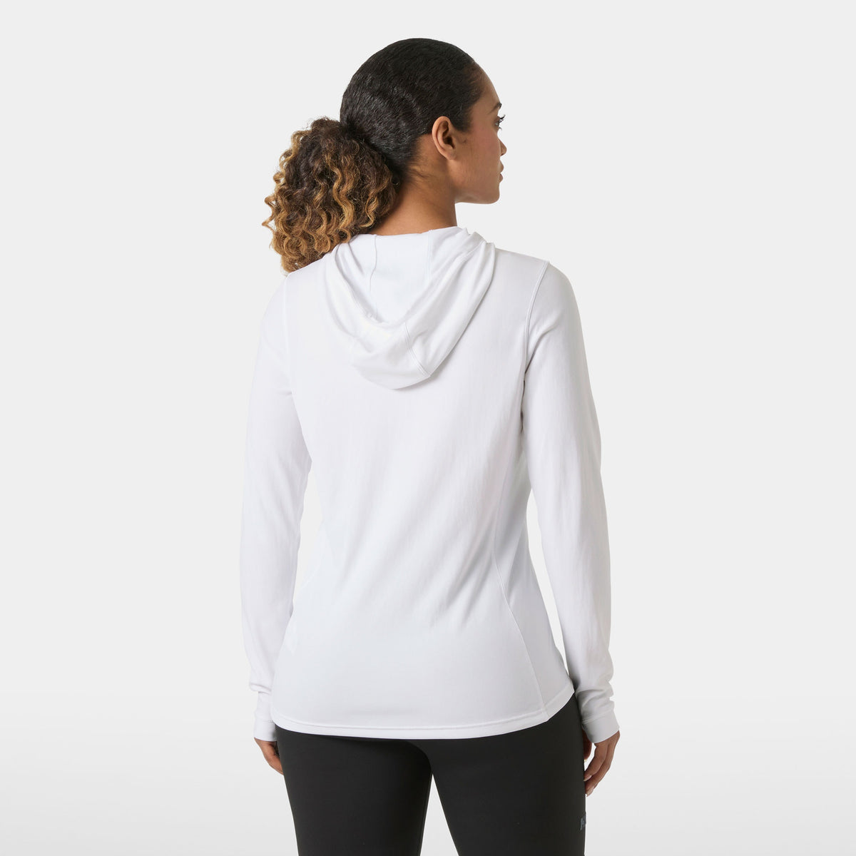 W LIFA ACTIVE SOLEN HOODIE, WHITE, L