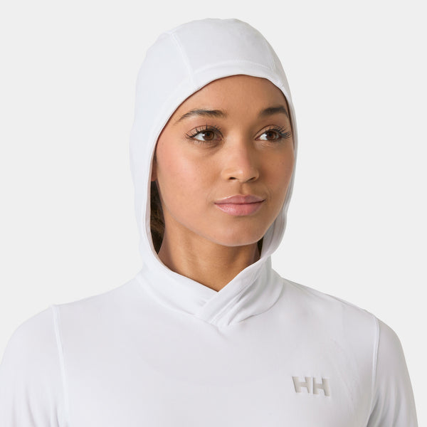 W LIFA ACTIVE SOLEN HOODIE, WHITE, L