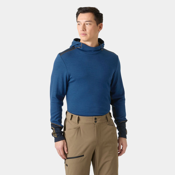 LIFA MERINO MIDWEIGHT HOODIE, DARK BLUE, XXL