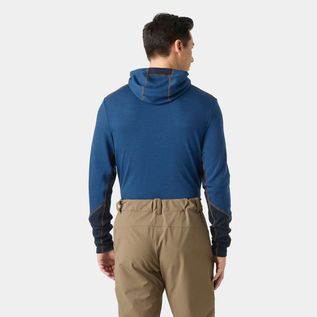 LIFA MERINO MIDWEIGHT HOODIE, DARK BLUE, XXL