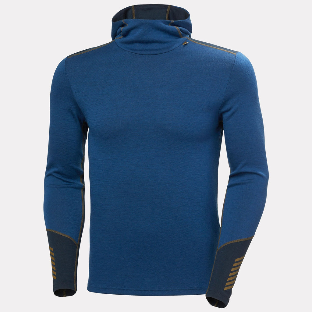 LIFA MERINO MIDWEIGHT HOODIE, DARK BLUE, XXL