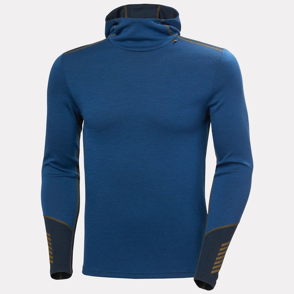 LIFA MERINO MIDWEIGHT HOODIE, DARK BLUE, XXL