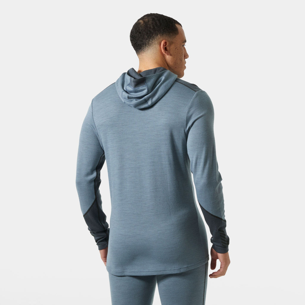 LIFA MERINO MIDWEIGHT HOODIE, WASHED NAVY, XXL