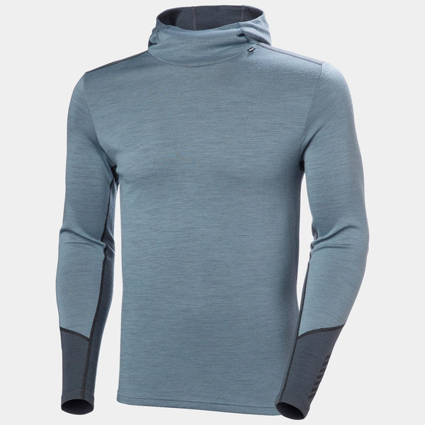 LIFA MERINO MIDWEIGHT HOODIE, WASHED NAVY, XXL