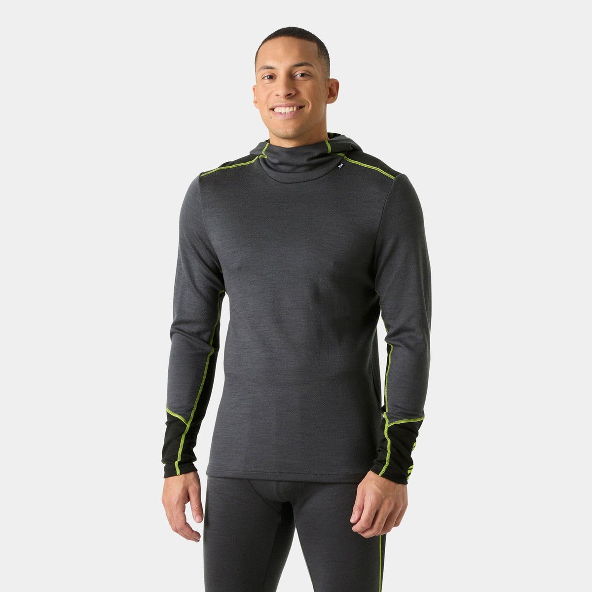 LIFA MERINO MIDWEIGHT HOODIE, THUNDER GRE, XXL