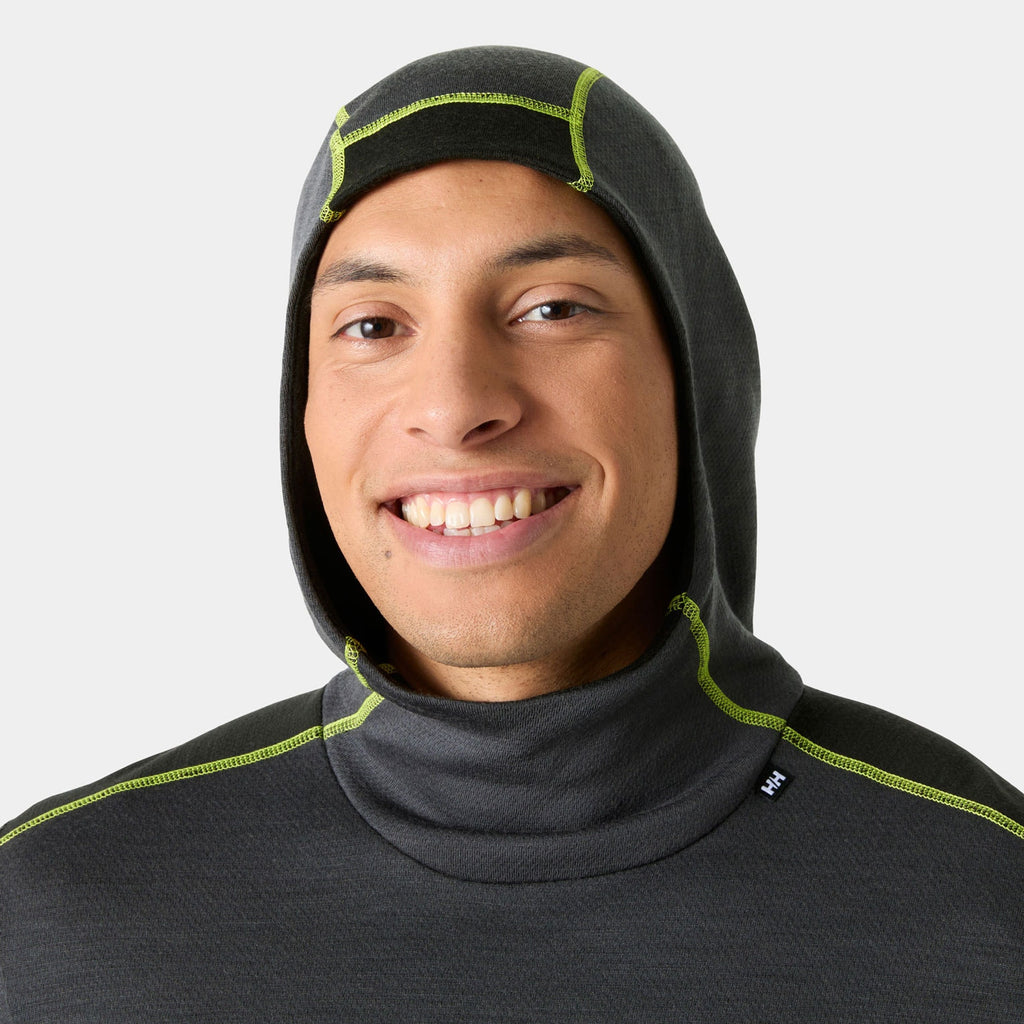 LIFA MERINO MIDWEIGHT HOODIE, THUNDER GRE, XXL